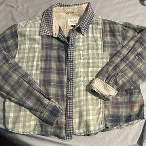 AE Crop Flannel